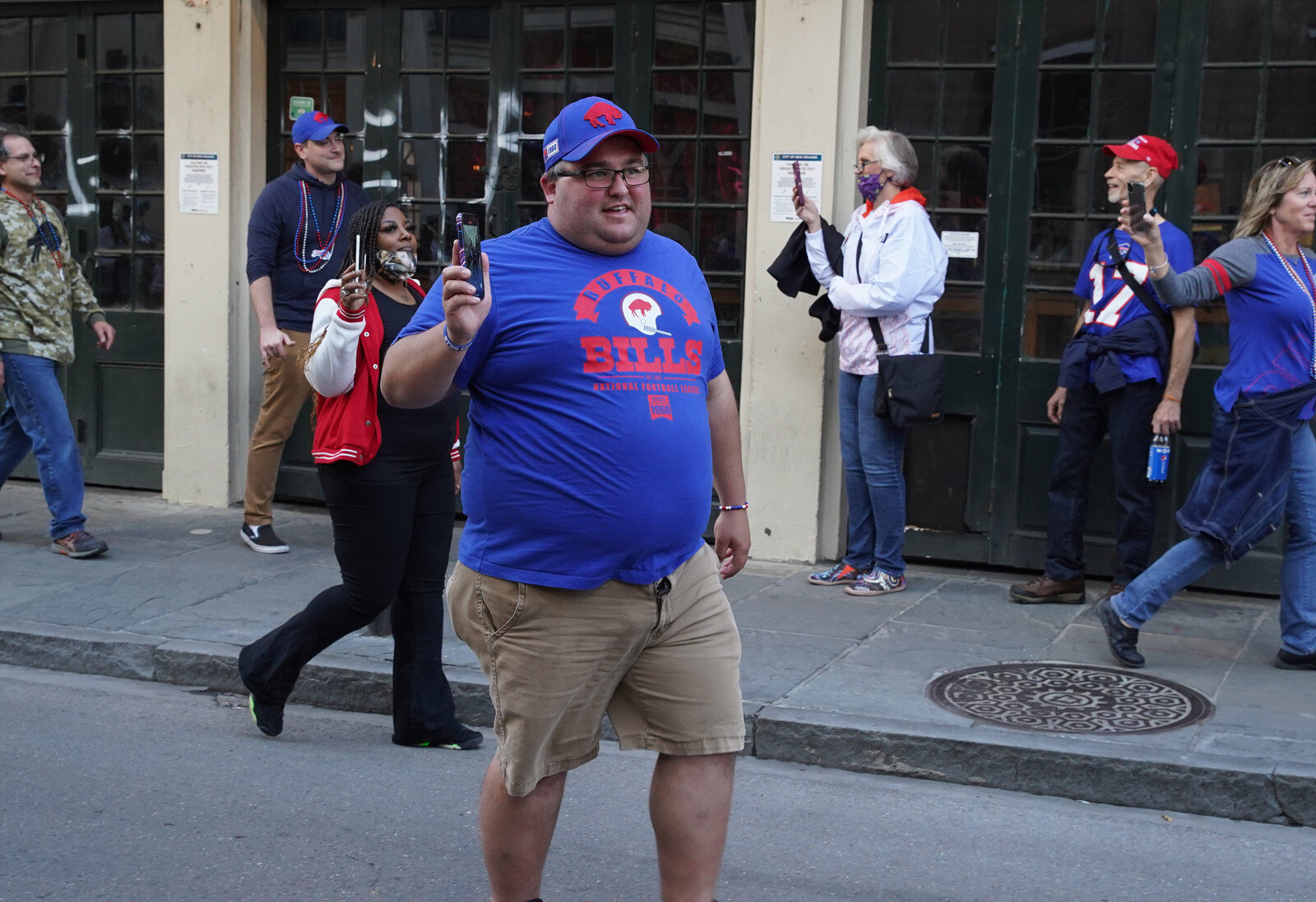 Buffalo Bills packers of NOLA Takeover Parade